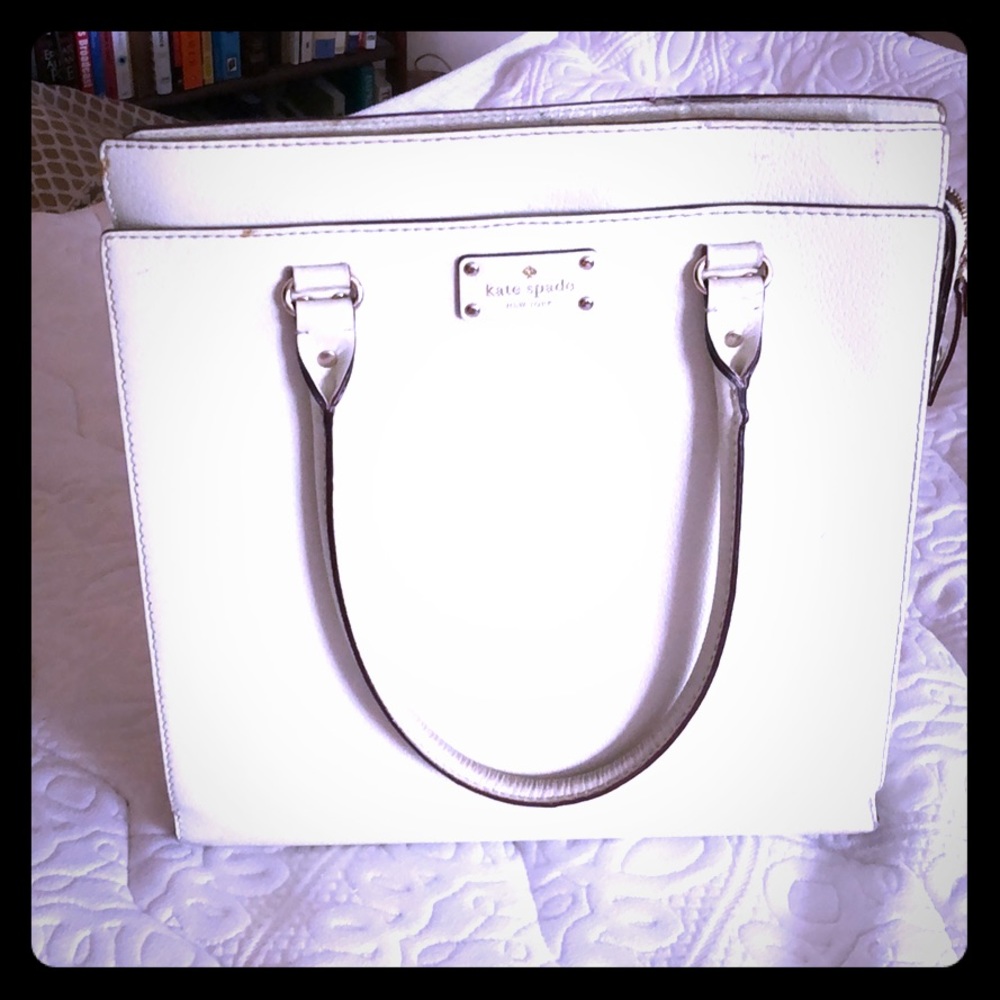 Kate spade ♠️ White work bag